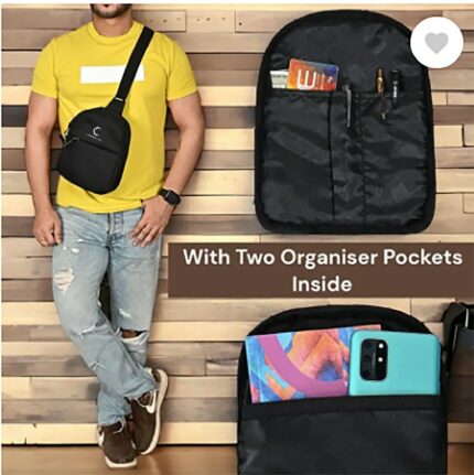 Black Men Shoulder Bag Tourister for Men, Women Travel side Crossbody Sports Styling