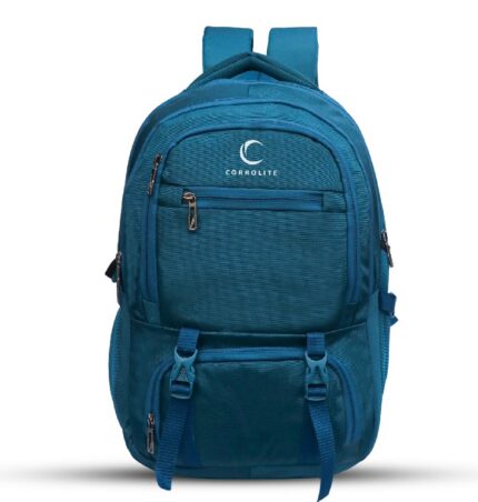 CORROLITE 35L Laptop Backpack For Men Waterproof with Rain Cover Sky Blue